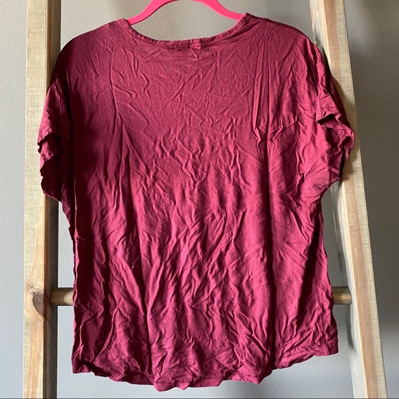 H&M Maroon Basics Top - Picture 2 of 2